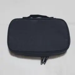 無印良品 ブック型ナイロンポーチ ブラック