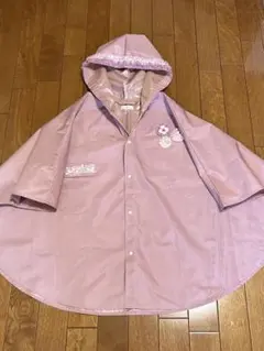 ♡パンパンチュチュ♡フード付きポンチョ型レインコート＆レインシューズ