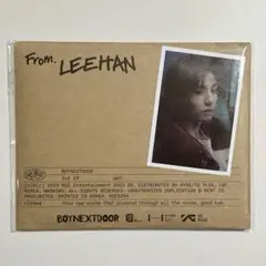 BOYNEXTDOOR why letter ver 新品未開封 イハン