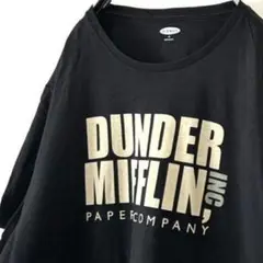 オールドネイビー DUNDER MIFFLIN Tシャツ XL ブラック黒 古着