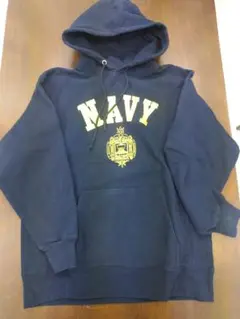 USNA ネイビー フード付きパーカー