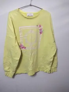 【お盆限定値下げ】Rady 花柄プリント イエロートレーナー