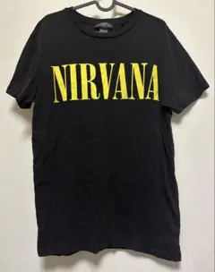 匿名配送　ベルシュカ　ニルバーナ　Bershka NIRVANA Tシャツ　黒