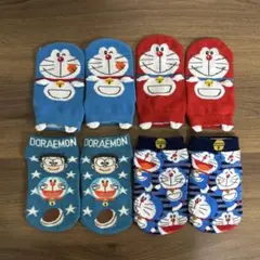 キッズ　ドラえもん　靴下　くるぶし丈　13-19㎝　4足セット