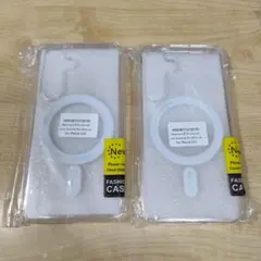 Galaxy S24 ケース×2 ガラスフィルム セット ② マグセーフ
