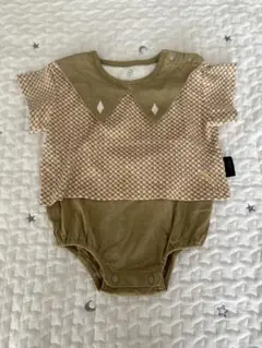 【美品】70センチバースデイ　ロンパース　襟付きロンパース