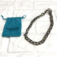 【美品】SILVER KYASYA　シルバーキャシャ　ウォレットチェーン　喜平