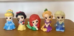 Disney Friends シリーズ　ソフビ　5個セット