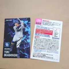 プロ野球チップス2025 岡林勇希サイン入り＆ラッキーカード