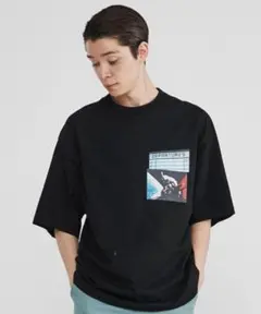 Name. グラフィックT size2 ブラック