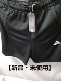 【新品・未使用】adidas 黒 ショートパンツ サイズL