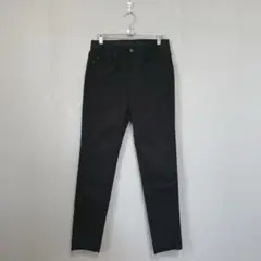 【Primaras】 プリマラス (L) 黒スキニーパンツ 切りっぱなし