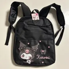 Kuromi クロミ リュックサック サンリオ 黒 ブラック 収納 旅行