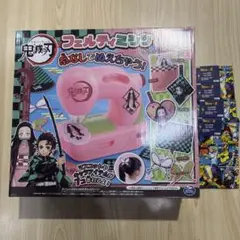 鬼滅の刃 フェルティミシン ピンク・ドラゴンボール　カットクロス4枚