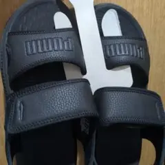 PUMA ブラック スポーツサンダル