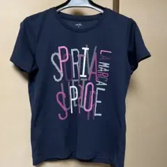 ellesse グラフィックプリント Tシャツ Mサイズ ネイビー