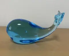 琉球ガラス クジラ置物
