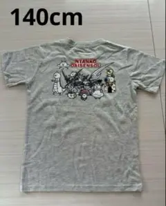 未使用 にゃんこ大戦争　Tシャツ　任天堂　男の子　半袖Tシャツ　140cm 刺繍