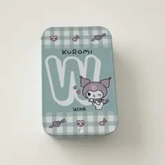 サンリオキャラクターズ すらいどきゃん アルファベット編　クロミ　缶ケース