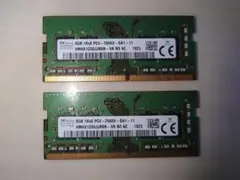 16GB DDR4メモリ 8GB DDR4 メモリ 2666MHz x 2