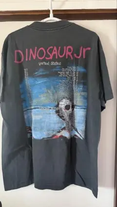 DINOSAUR JR ツアーグラフィック Tシャツ グレー