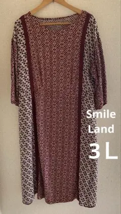 ☘️ Smile Land ニッセン　大きいサイズ　ゆったり♪ エスニック調