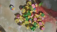 カラフル絵文字デザインヘアゴムセット
