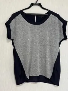 UNTITLED バイカラー 半袖Tシャツ サイズM