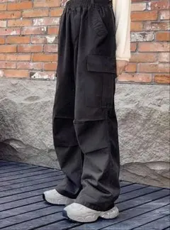 【SHEIN】グレー カーゴパンツ 11-12Y 146~152cm