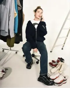 laid.b marina parka ネイビー　あつむ着用