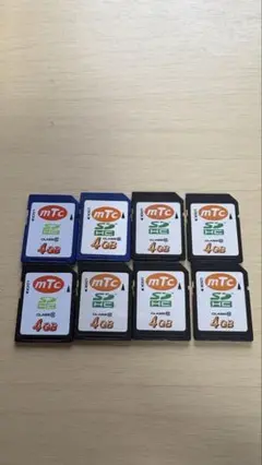 mTC SDカード 4GB 8枚セット Class10