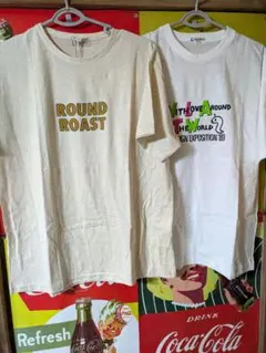 【最終値下げ】新品未使用80‘ビンテージTシャツ☆シングルステッチお得2枚セット