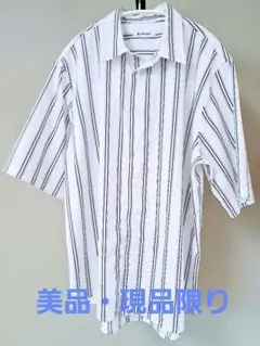 ストライプシャツ　DCollection(ディーコレクション)　メンズ　サイズM