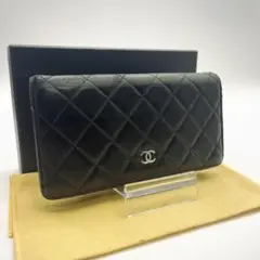 CHANEL✨シャネル✨ココマーク✨マトラッセ✨二つ折り✨長財布