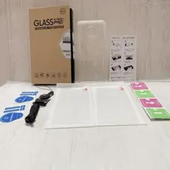 2+1 AQUOS Sense7 用 強化ガラスフィルム + シリコンケース