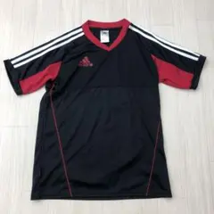 adidas アディダス Vネック サッカー Tシャツ フットサル M