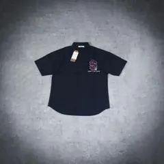 Cafe Shirt【レトロ映え】【眠気覚ましの一着】【カフェブレイク】navy