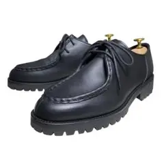美品 PADRONE パドローネ チロリアンシューズ BLK 40