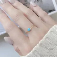 [sv925] R37 スリーピングビューティーターコイズ　リング