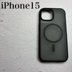 iPhone15 ケース　ブラック