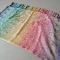 THAI 虹色　グラデーション ストール made in Thai マライカ