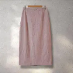 693美品✨グレンチェック柄 レトロ千鳥柄 ロングタイトスカート