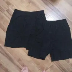 ファミリーマート ショートパンツ くろLサイズ 2点セット