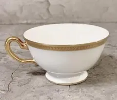 OKURA 大倉陶園 片葉金蝕 カップ 1客 ゴールド