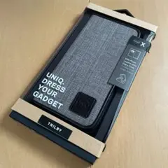 iPhone XS/iPhone X手帳型ケース カラーTweed（Black)