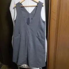 タイムセール!ジャンパースカート グレー L ゆったり POLA