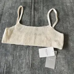 新品　IENA イエナ　スパンコールビスチェ　白