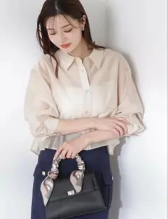 【新品タグ付き】PROPORTION BODY DRESSING シアーシャツ