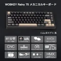 WOBKEY Rainy75 color ブラック