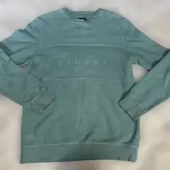 STUSSY ステューシー　トレーナー　ミントグリーン